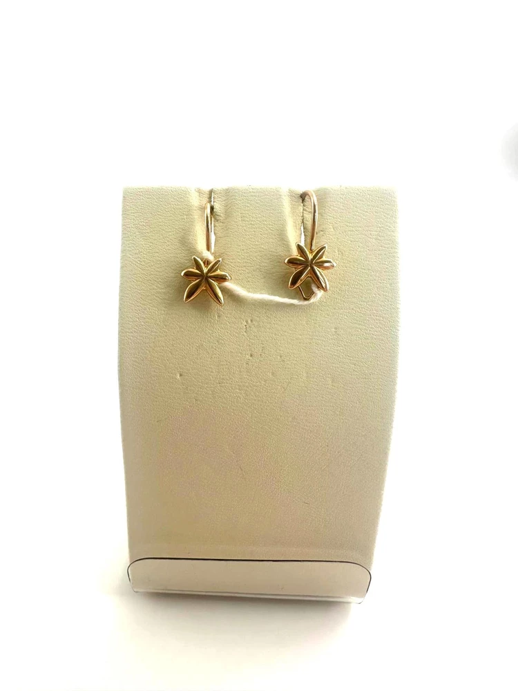 Серьги из красного золота 583 пробы 1