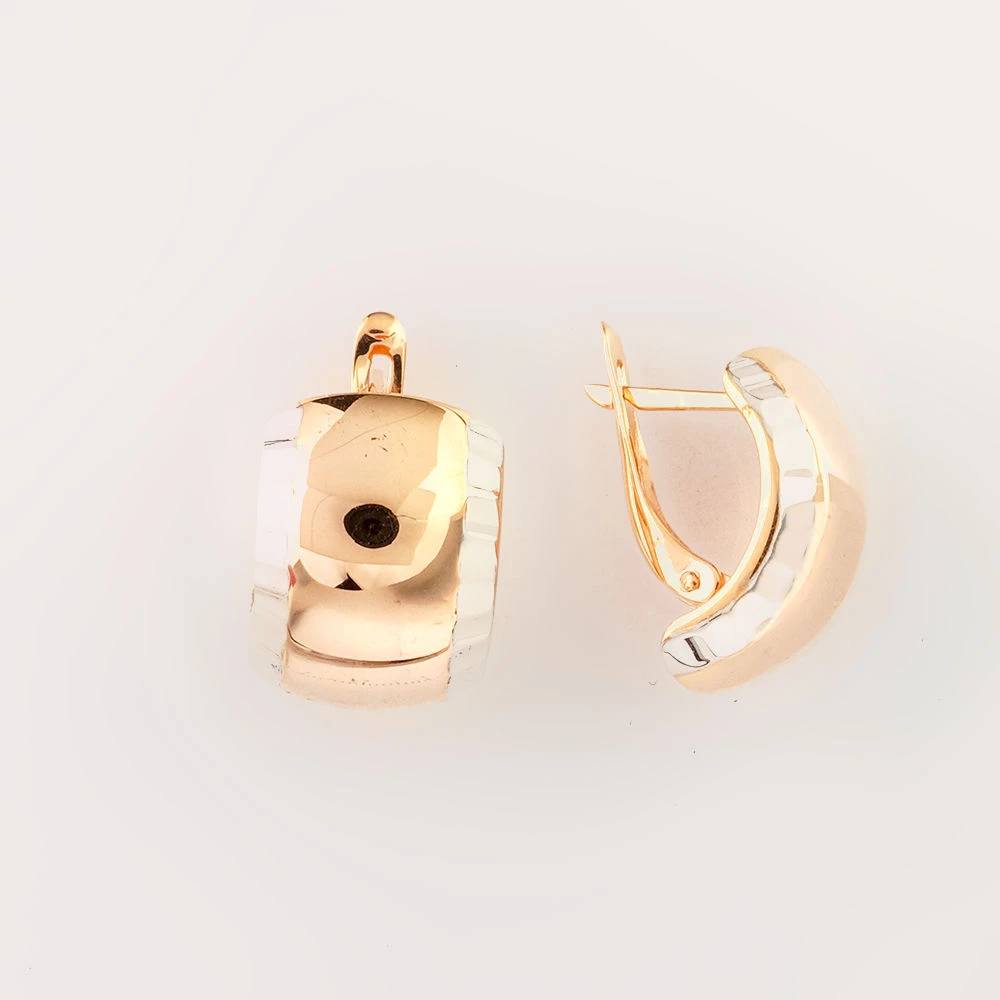 Серьги из красного золота 585 пробы 1