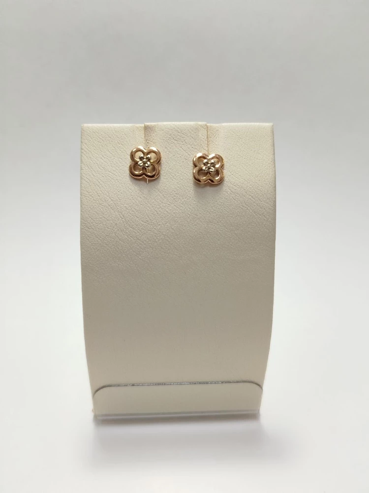 Серьги из красного золота 583 пробы