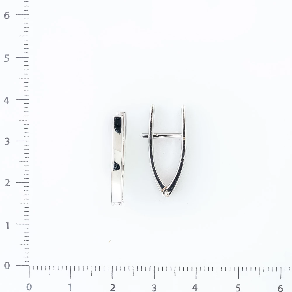 Серьги из белого золота 585 пробы