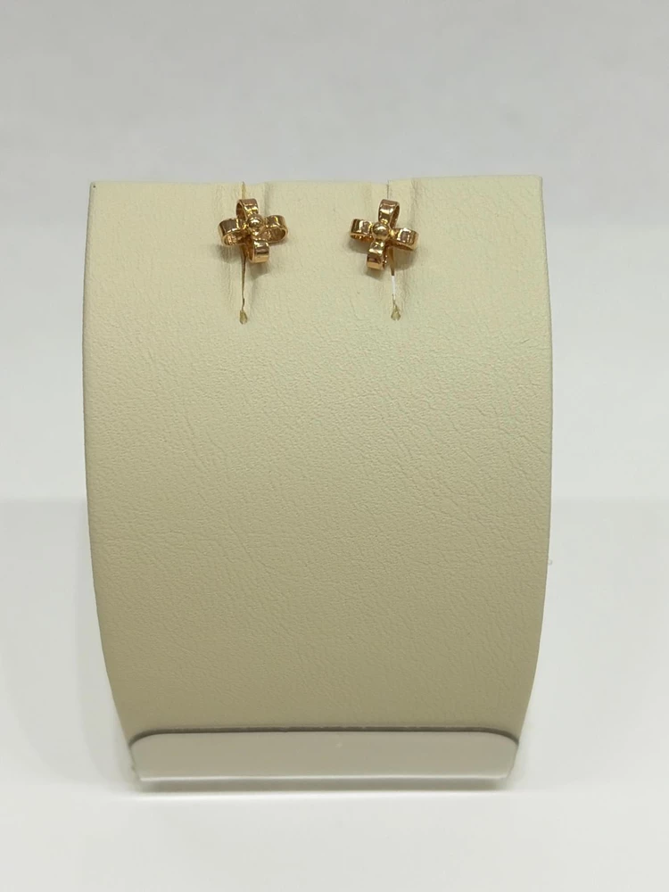 Серьги из красного золота 583 пробы
