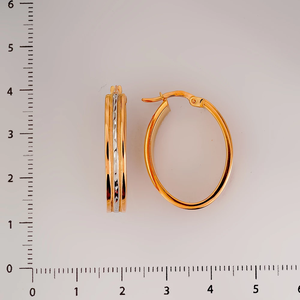 Серьги из белого золота 585 пробы
