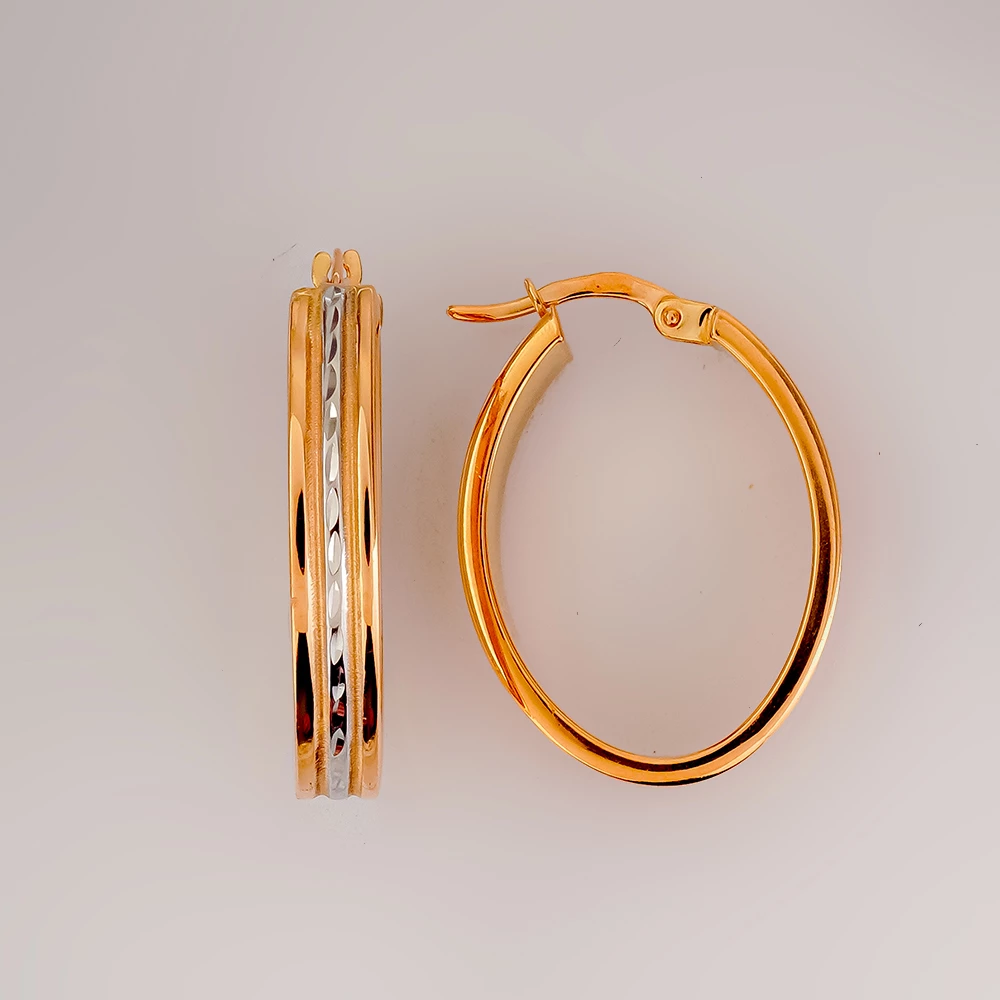 Серьги из белого золота 585 пробы