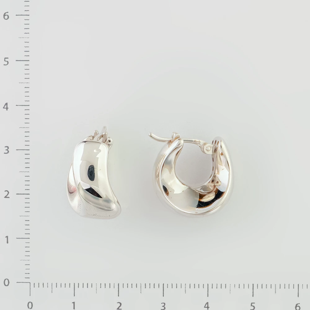 Серьги из белого золота 585 пробы