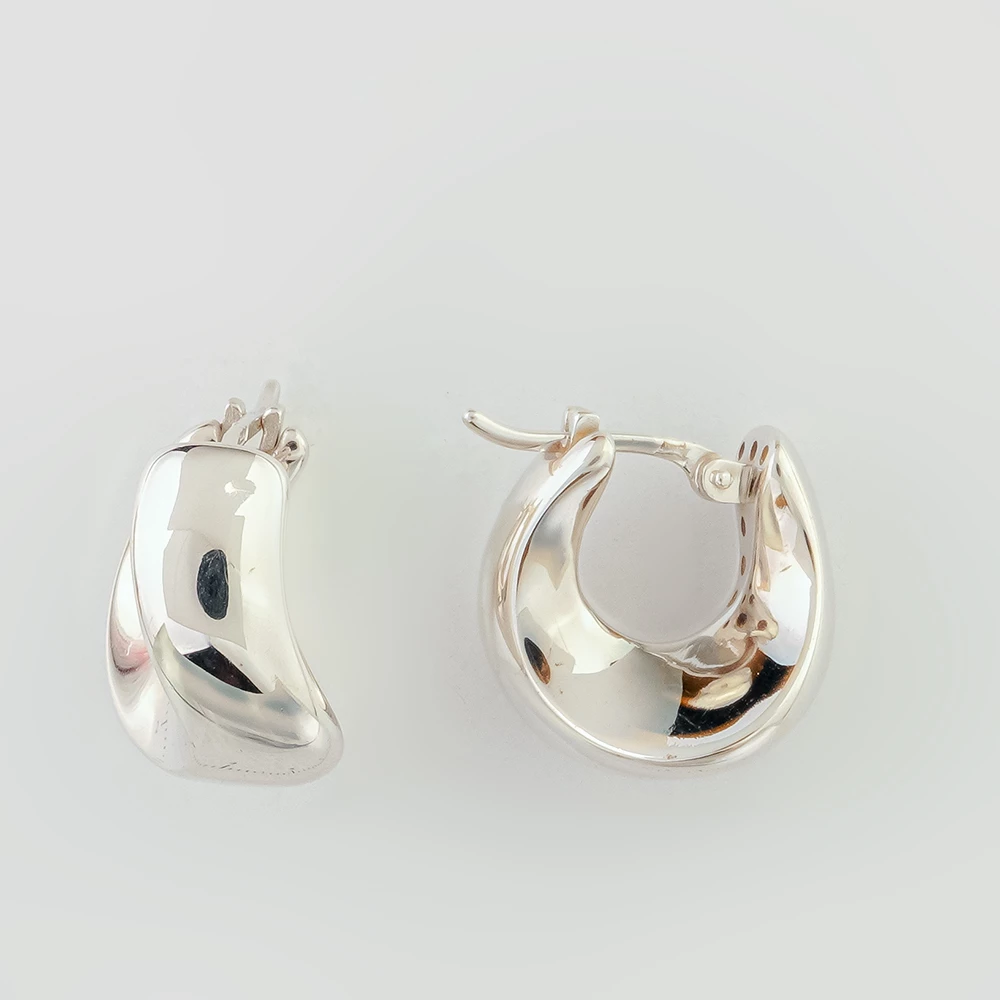 Серьги из белого золота 585 пробы