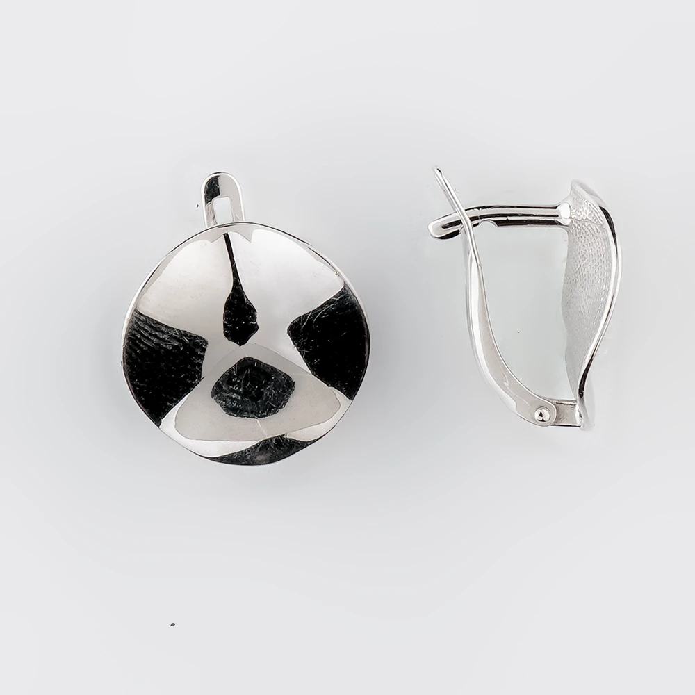 Серьги из белого золота 585 пробы