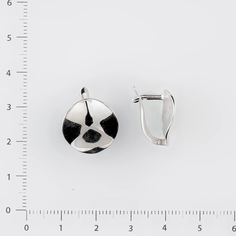 Серьги из белого золота 585 пробы