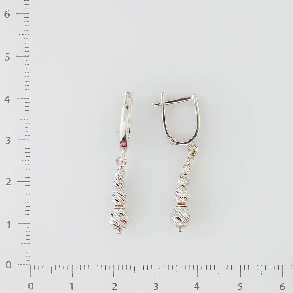 Серьги из белого золота 585 пробы