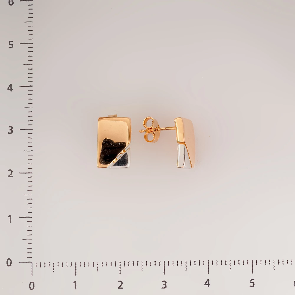 Серьги из красного золота 585 пробы