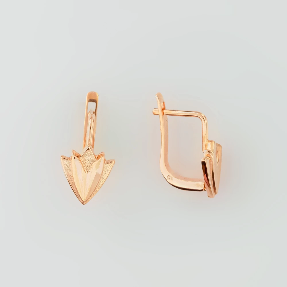 Серьги из белого золота 585 пробы