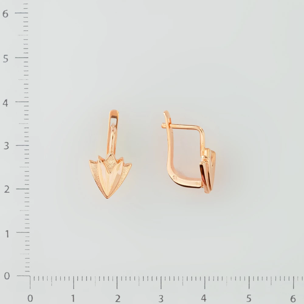 Серьги из белого золота 585 пробы