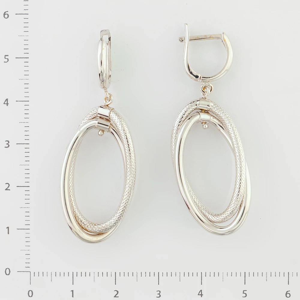 Серьги из белого золота 585 пробы