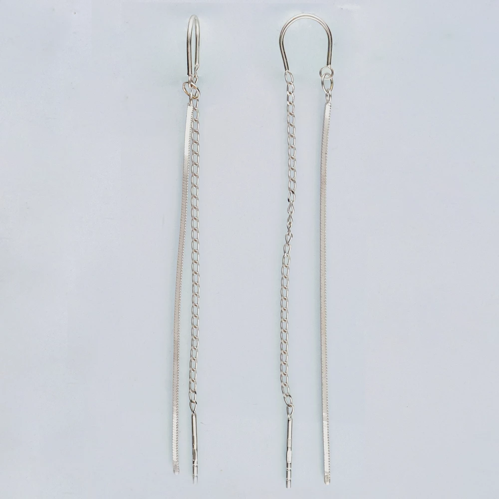 Серьги из белого золота 585 пробы