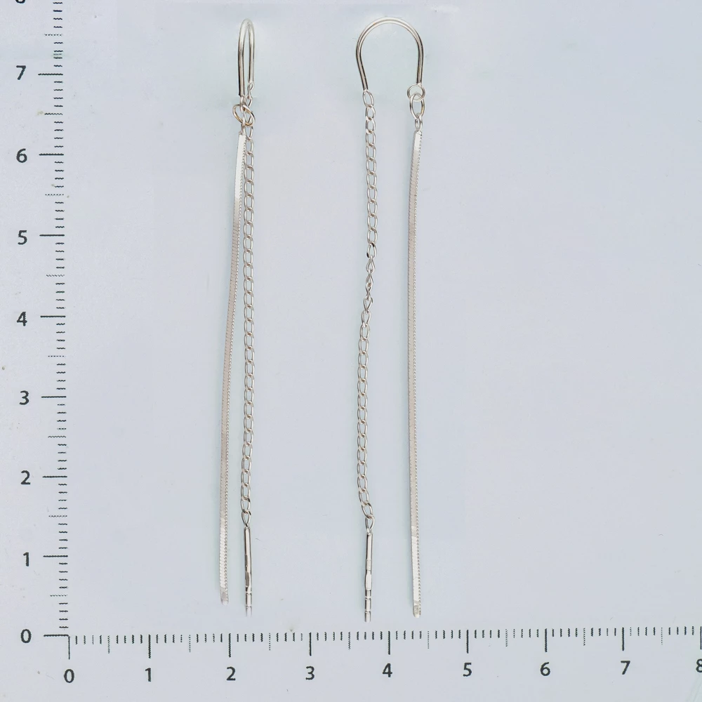 Серьги из белого золота 585 пробы