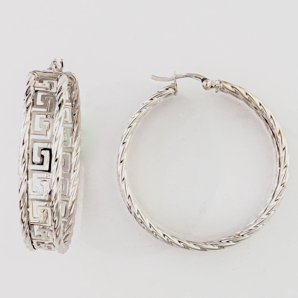 Серьги из белого золота 585 пробы