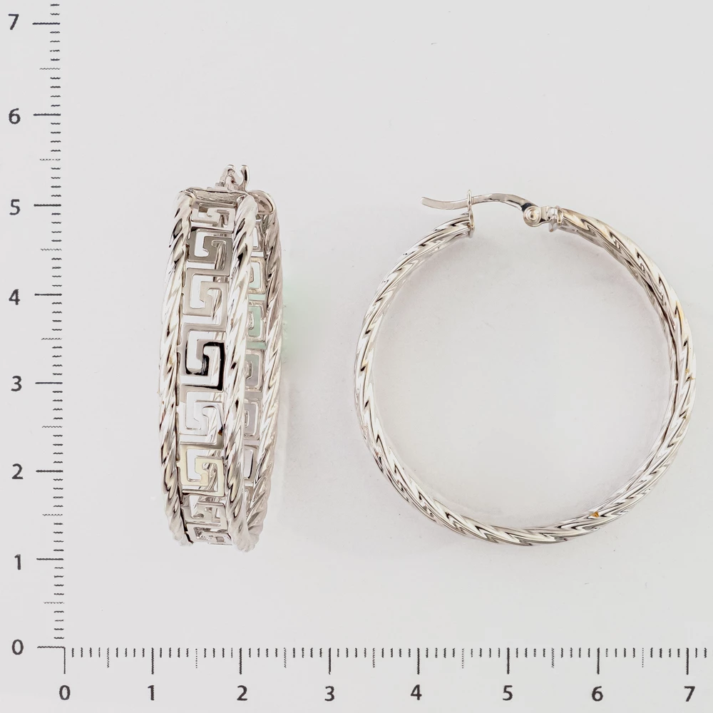 Серьги из белого золота 585 пробы
