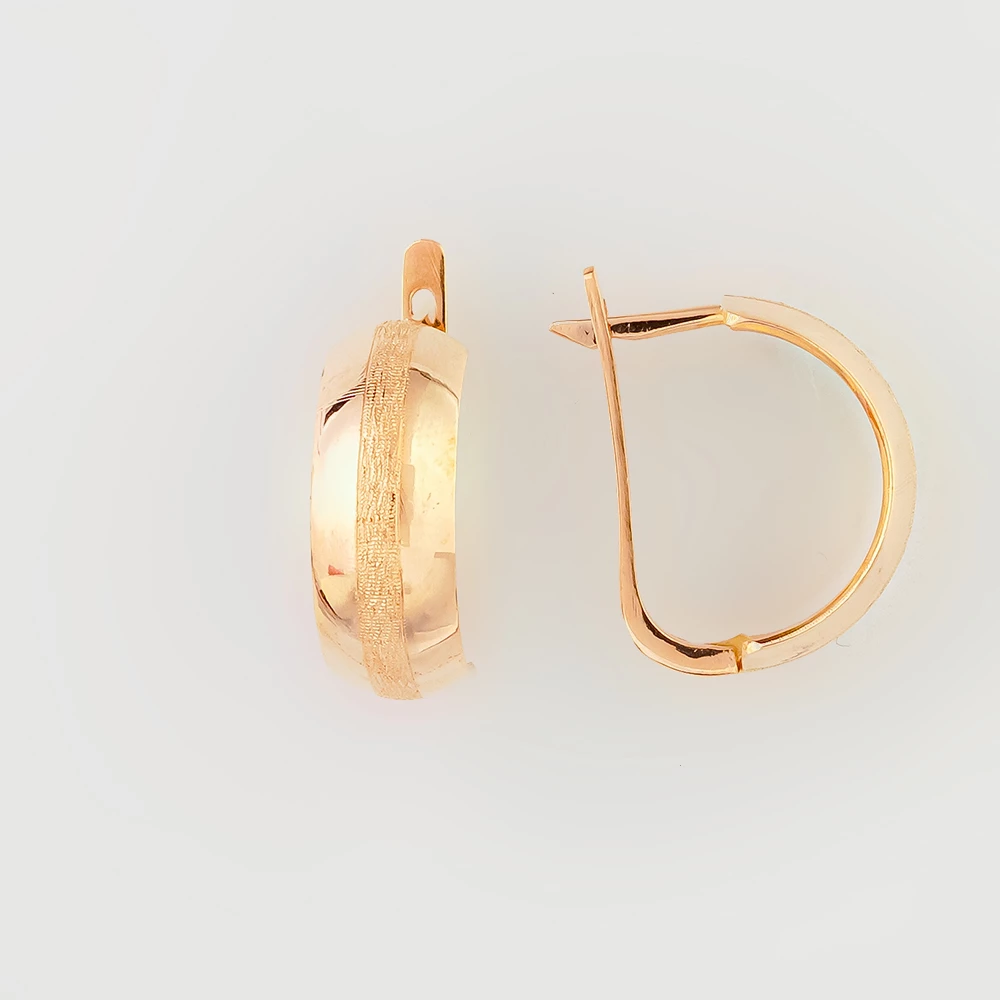 Серьги из красного золота 583 пробы