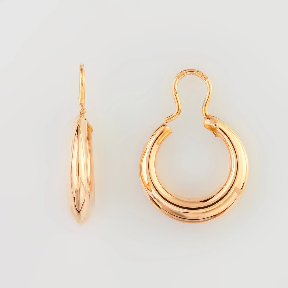 Серьги из красного золота 583 пробы