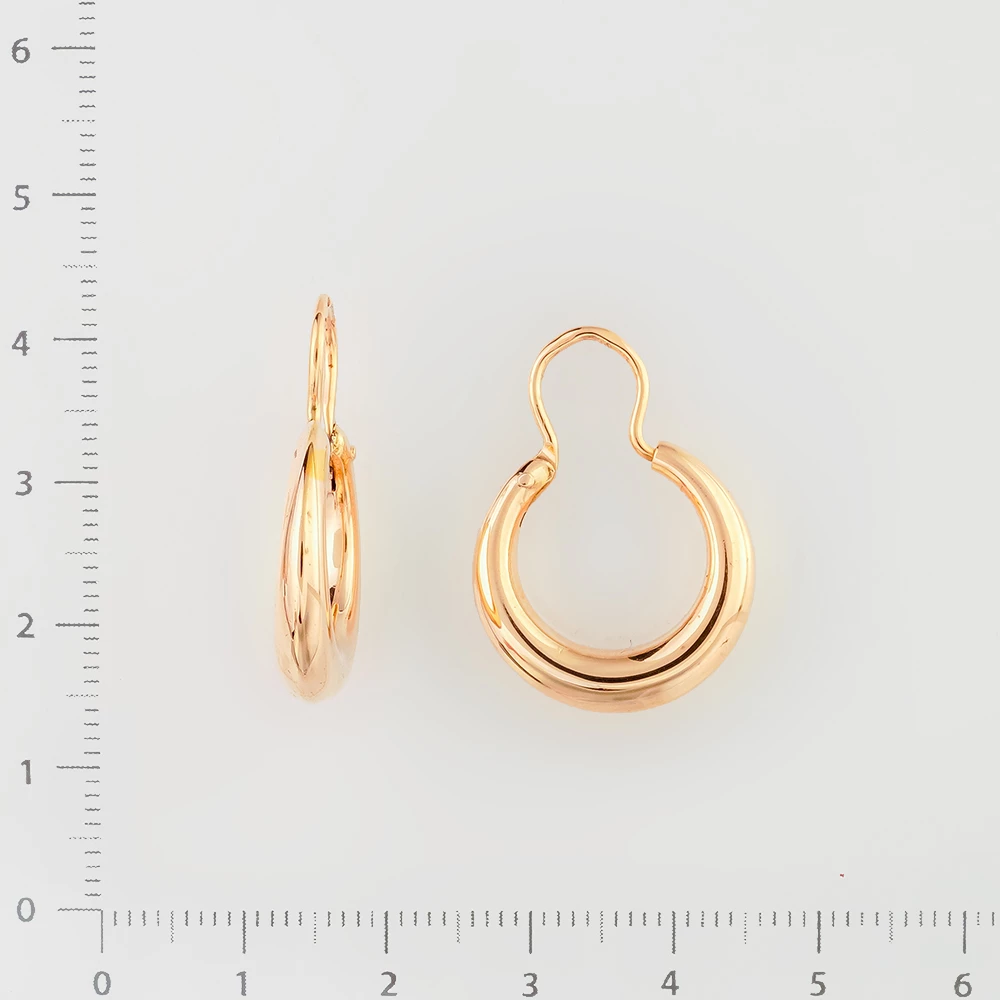 Серьги из красного золота 583 пробы