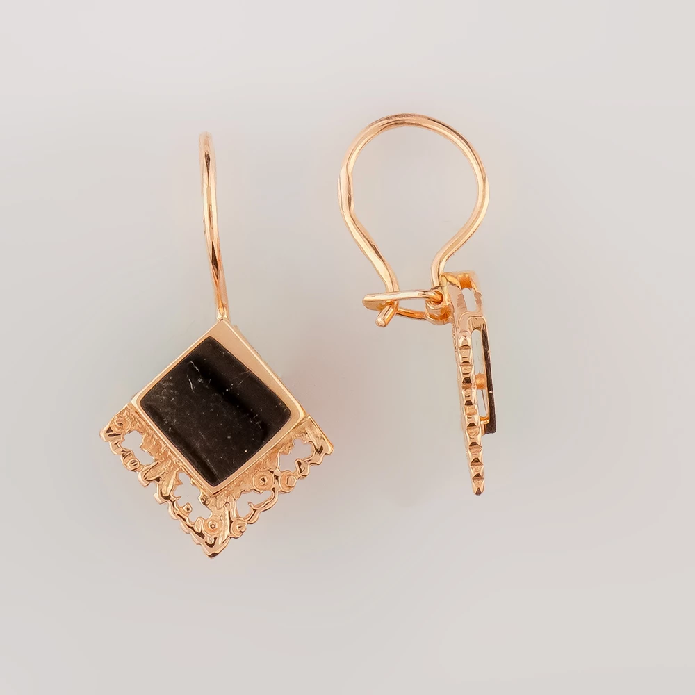 Серьги из красного золота 583 пробы