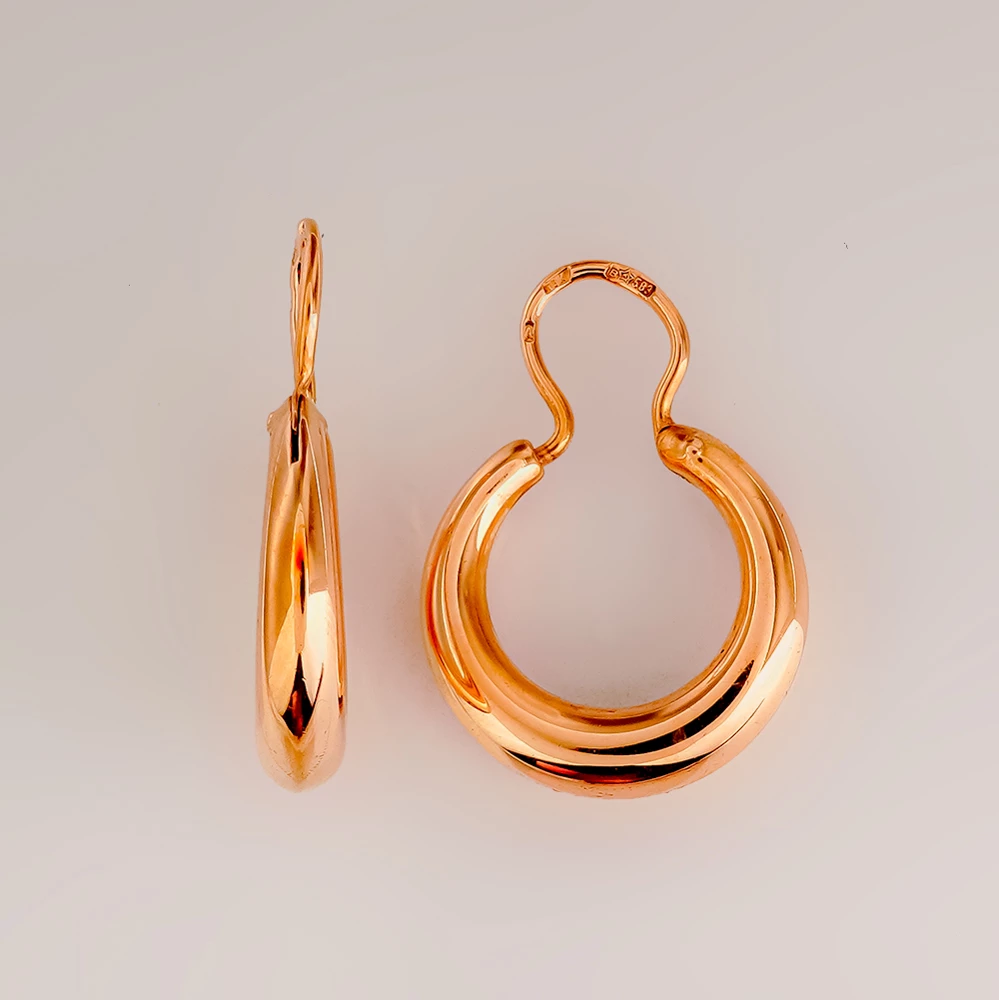 Серьги из красного золота 583 пробы