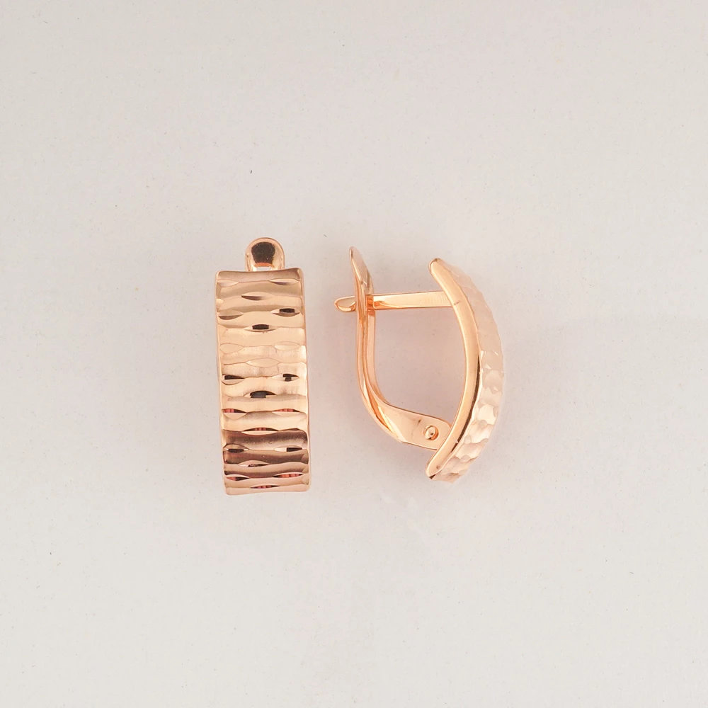Серьги из красного золота 585 пробы