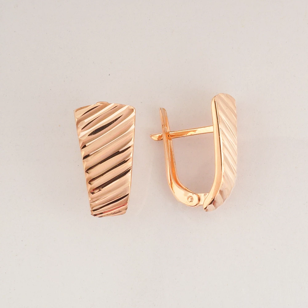 Серьги из красного золота 585 пробы