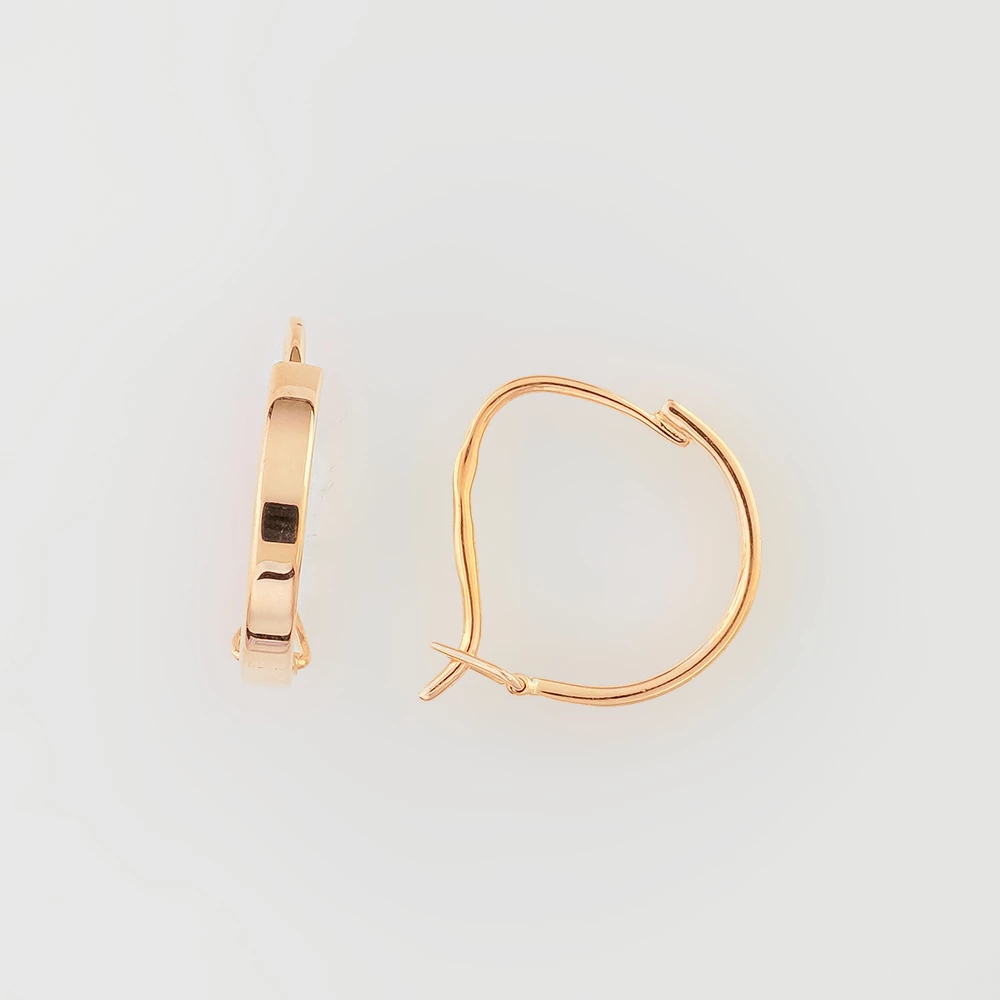 Серьги из красного золота 585 пробы