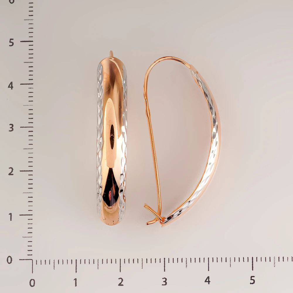 Серьги из желтого золота 585 пробы