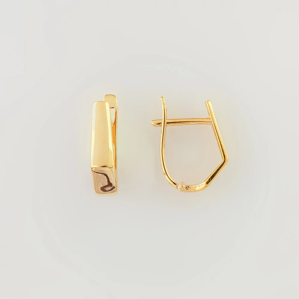 Серьги из желтого золота 585 пробы