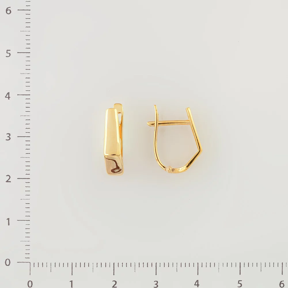 Серьги из желтого золота 585 пробы