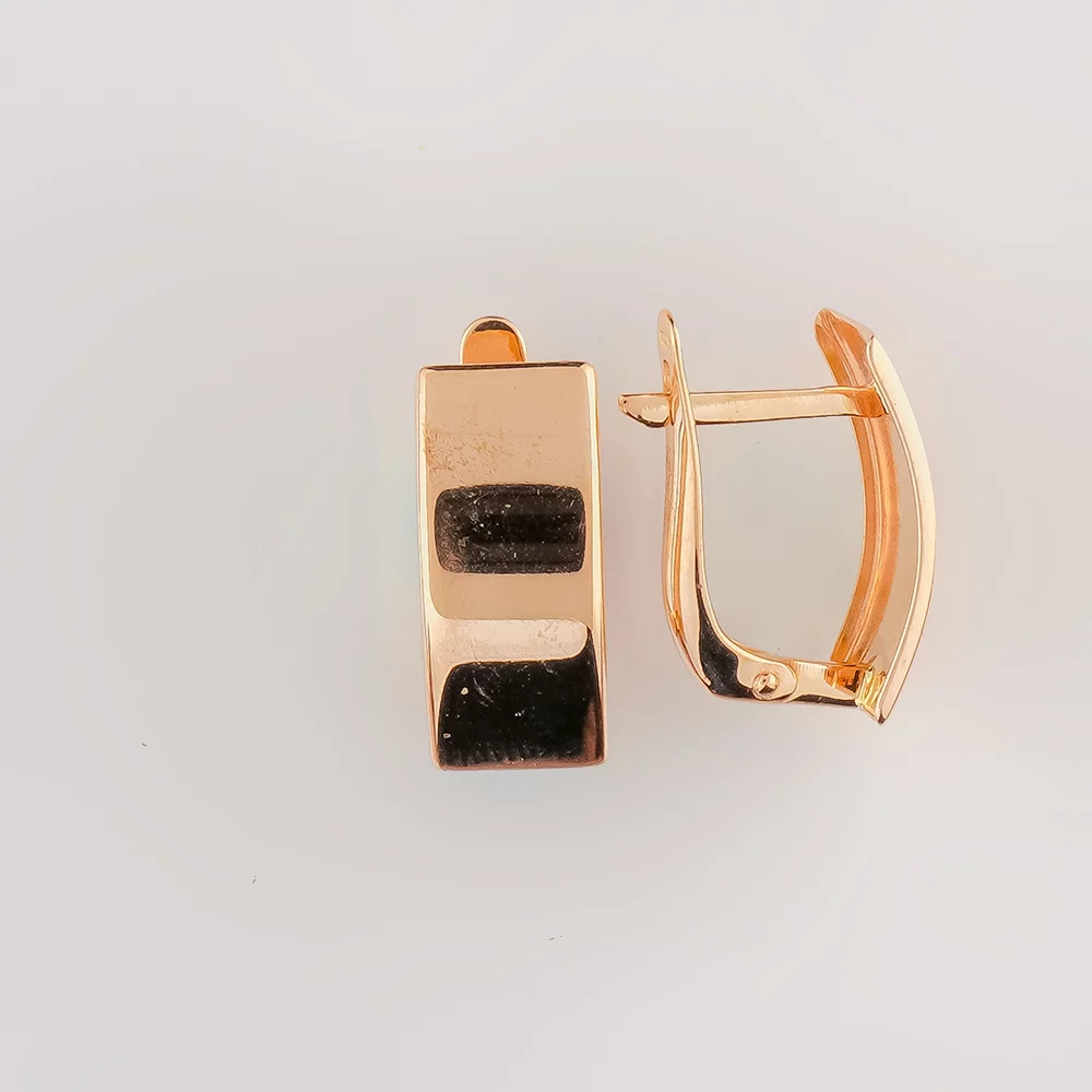 Серьги из красного золота 585 пробы