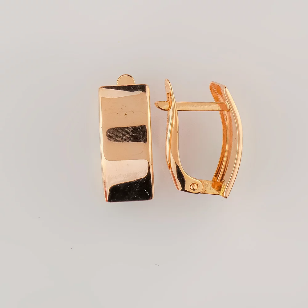 Серьги из красного золота 585 пробы