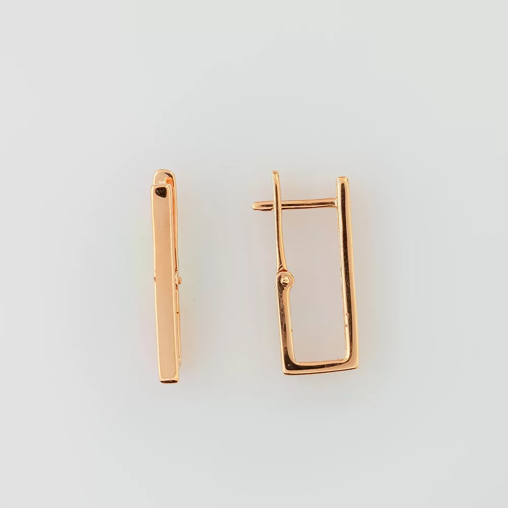 Серьги из красного золота 585 пробы