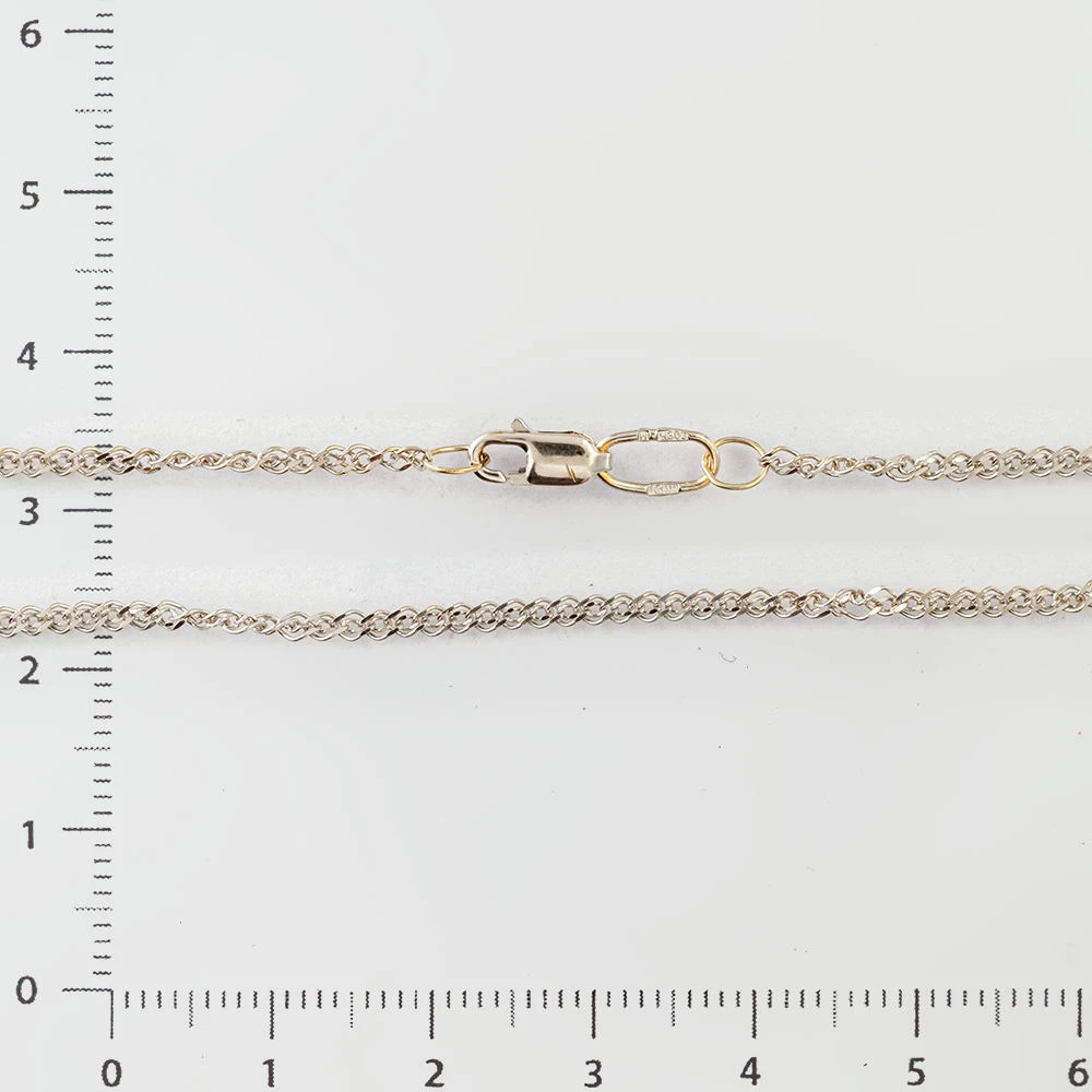 Цепь из белого золота 585 пробы 2