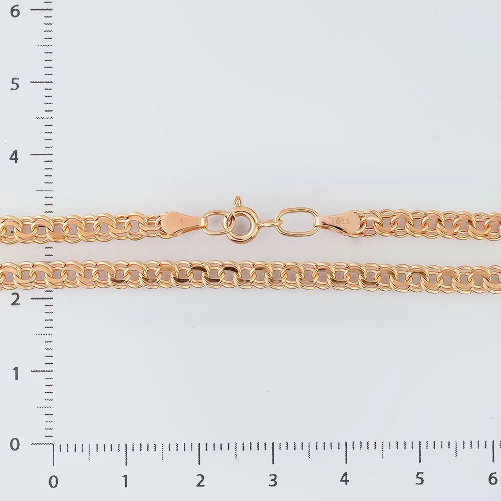 Цепь из красного золота 585 пробы 2