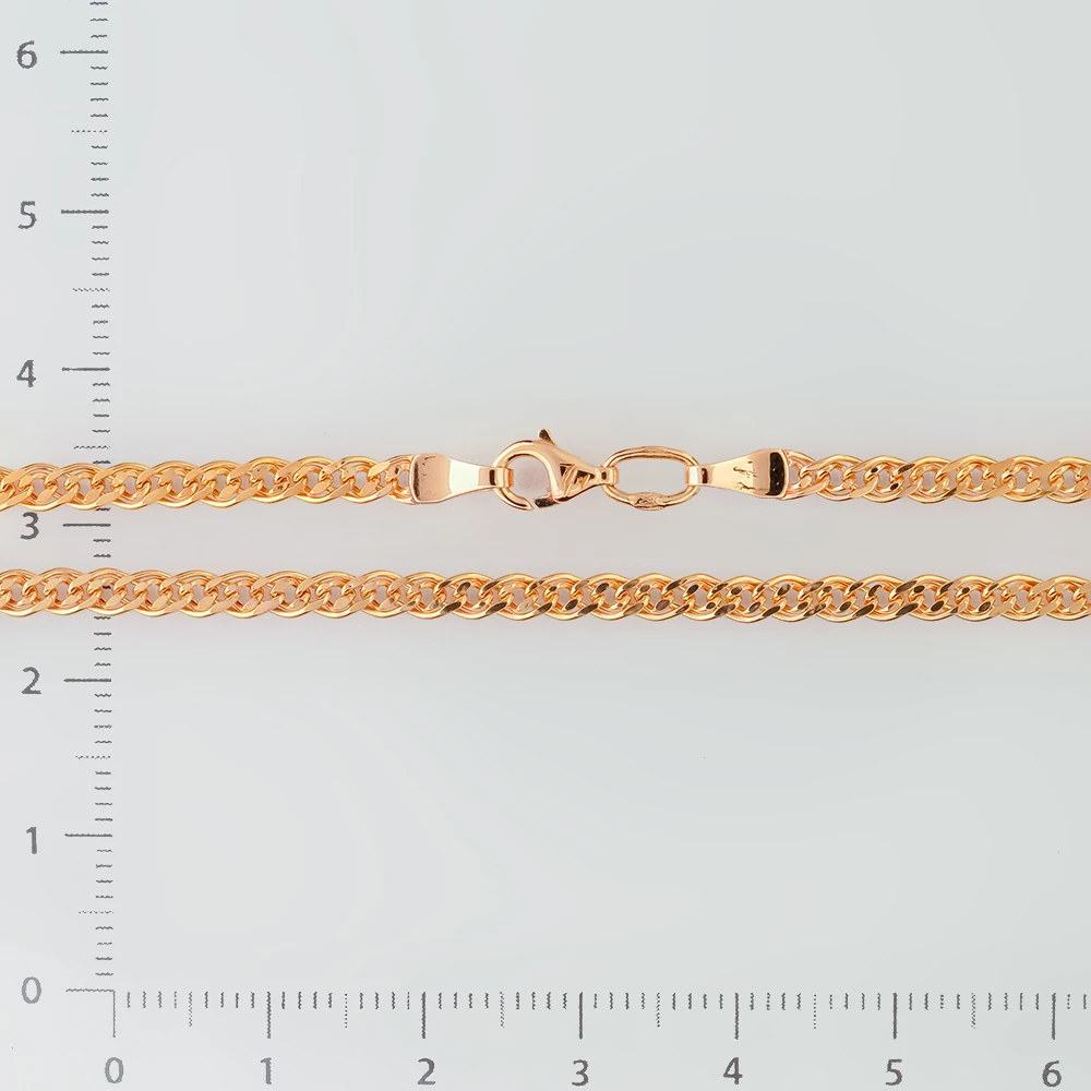 Цепь из красного золота 585 пробы