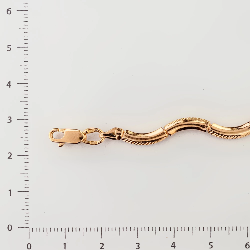 Браслет из красного золота 585 пробы 2
