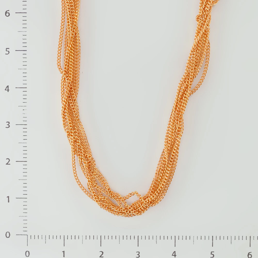 Колье из красного золота 585 пробы
